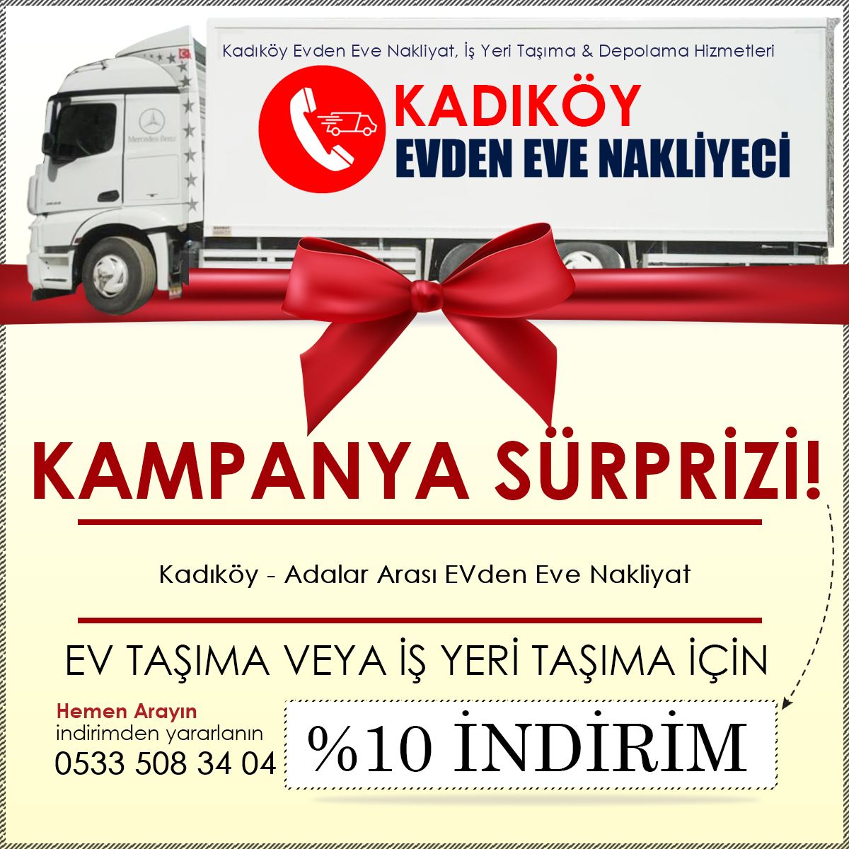 Kadıköy - Adalar Arası EVden Eve Nakliyat