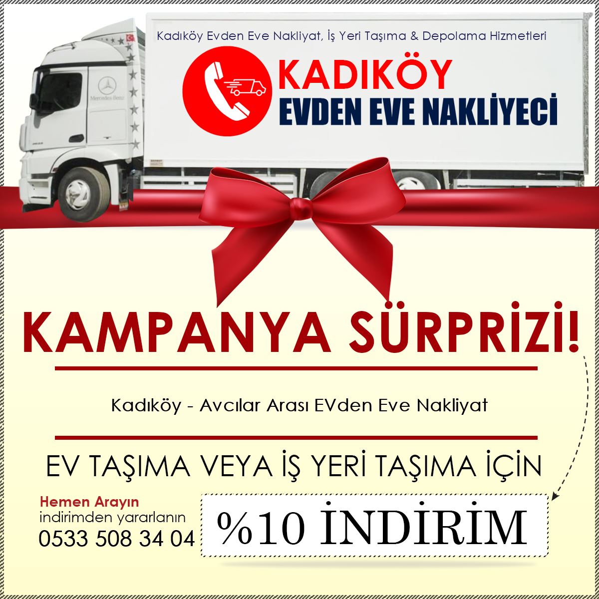 Kadıköy - Avcılar Arası EVden Eve Nakliyat